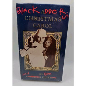 Black Adder’s A Christmas Carol (VHS, 1992) New Sealed Rowan Atkinson